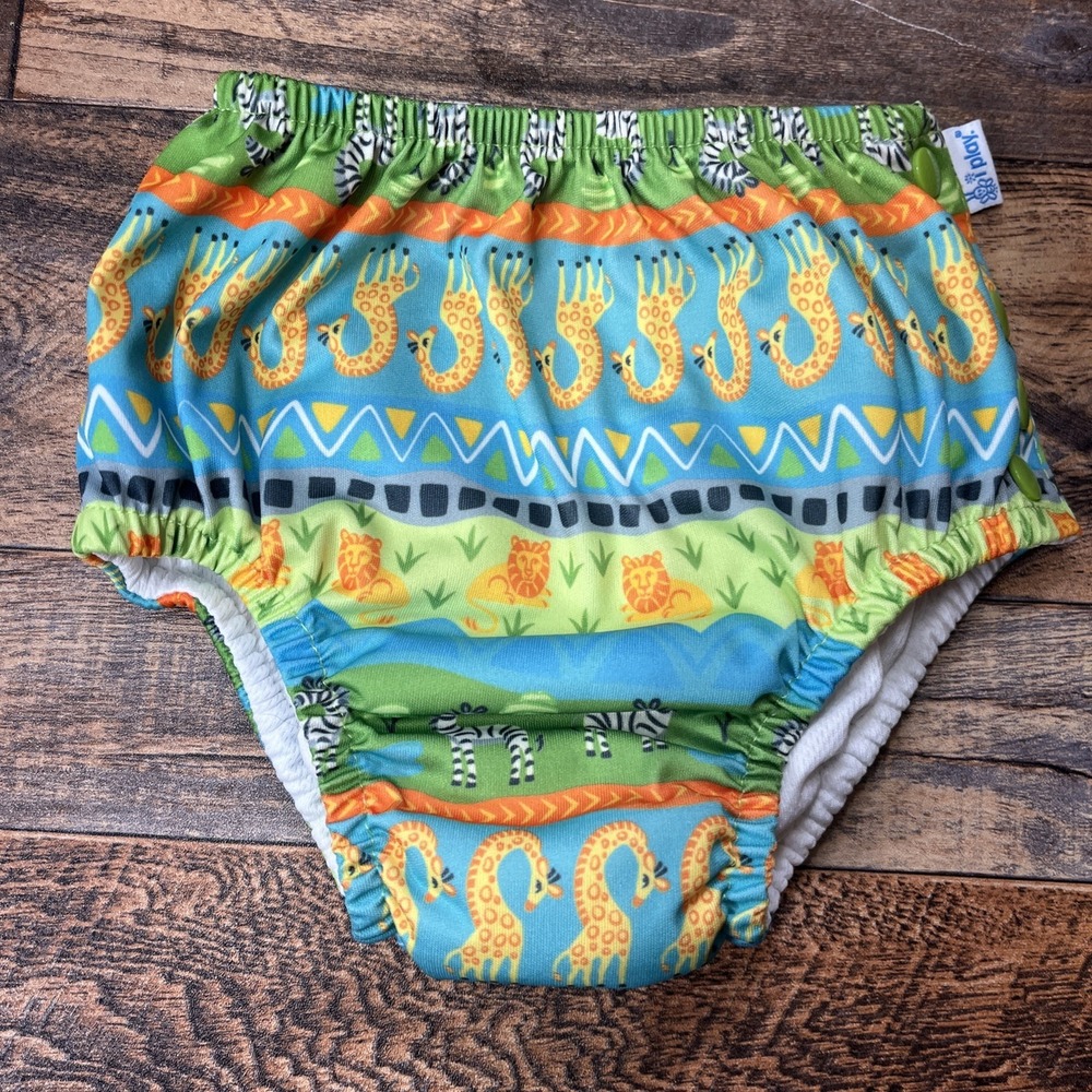 iPlay Toddler Swim Diaper Unisex 4T UPF50+ Safari Summer Beach